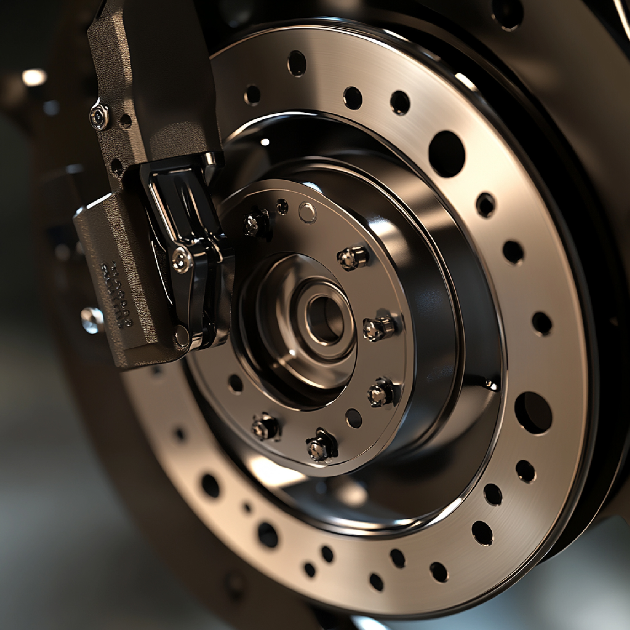 Inicio Detailed View Disc Brake System With Caliper Rotor